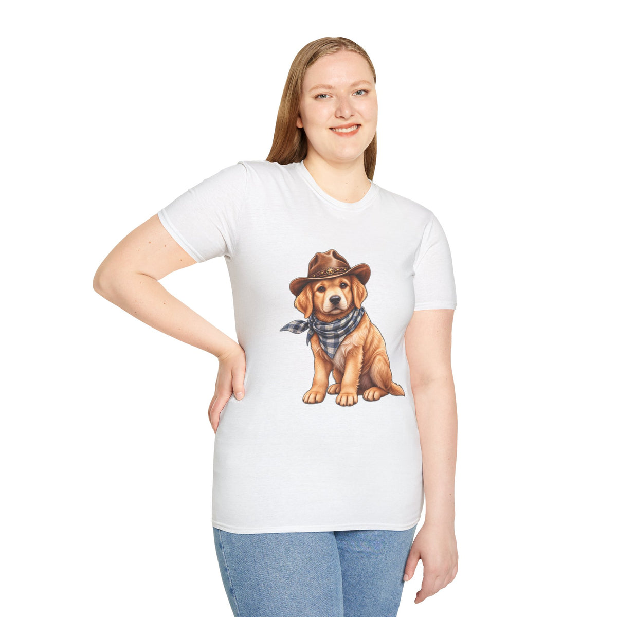 Golden Retriever Cowboy T-Shirt