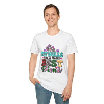 Pit Bulls Are a Man's Best Friend T-Shirt