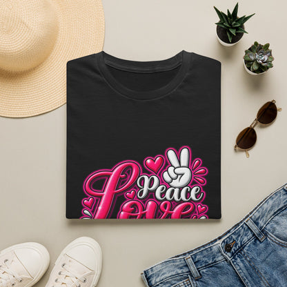 Rescue Love T-Shirt — "Peace Love Rescue" Pet Rescue Animal Advocate Tee