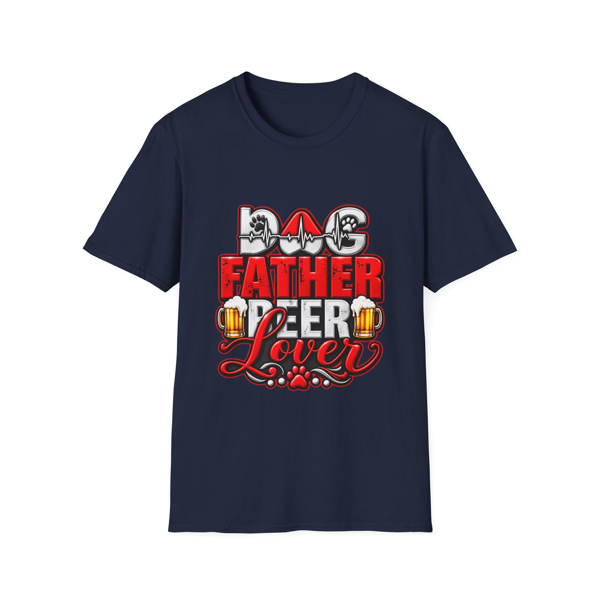 Dog Father Beer Lover T-Shirt