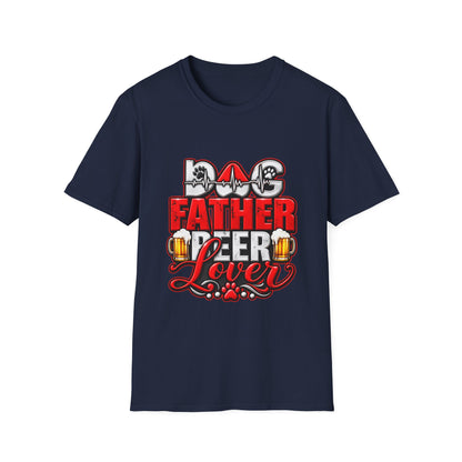 Dog Father Beer Lover T-Shirt
