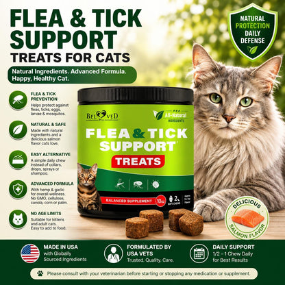 Flea and Tick Prevention Chewable Pills for Cats