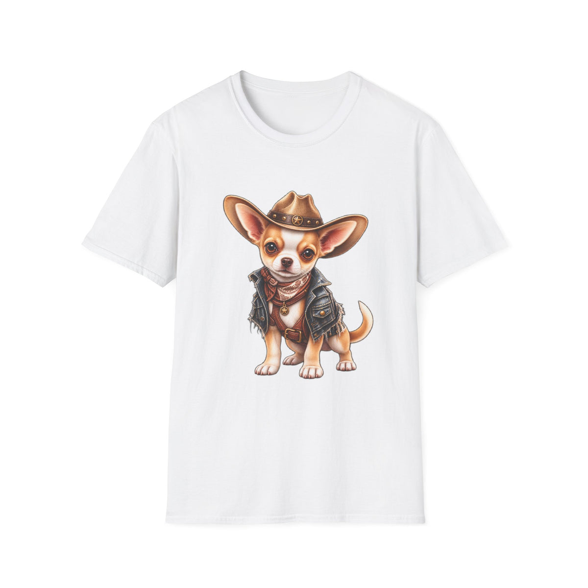Cowboy Chihuahua T-Shirt —Cute Western Dog