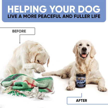 Calming Hemp Chews for Dogs Duck Flavor