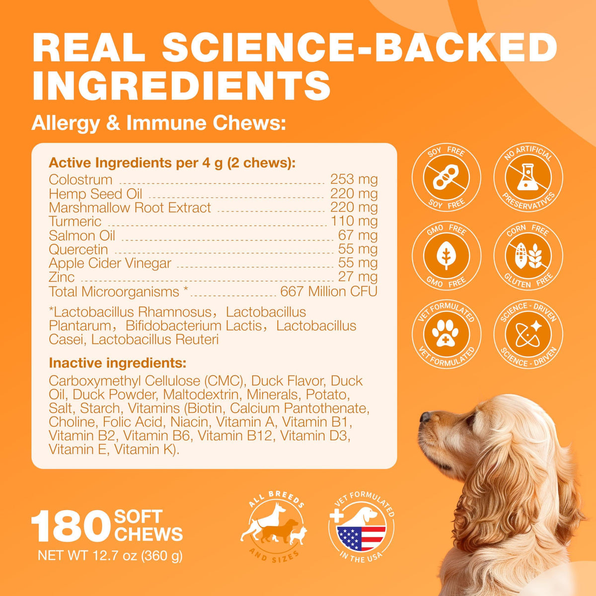 Dog Allergy Relief Chews for Itchy Skin