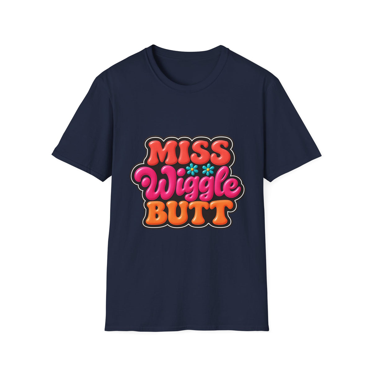 Miss Wiggle Butt Retro Graphic T-Shirt
