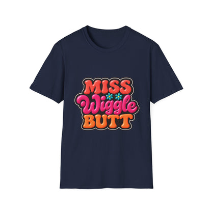 Miss Wiggle Butt Retro Graphic T-Shirt