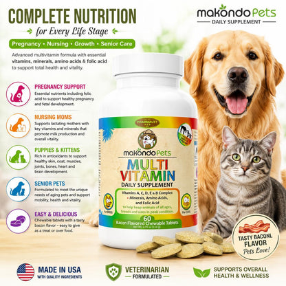 Prenatal Dog Vitamins – Complete Multivitamin for Pets