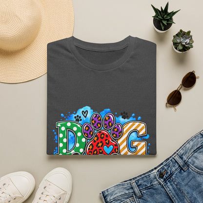 Dog Life T-Shirt — Colorful Paw Print Rescue Lover Tee