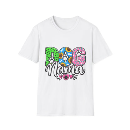 Dog Mama T-Shirt Paw Print Graphic Tee for Pet Lovers