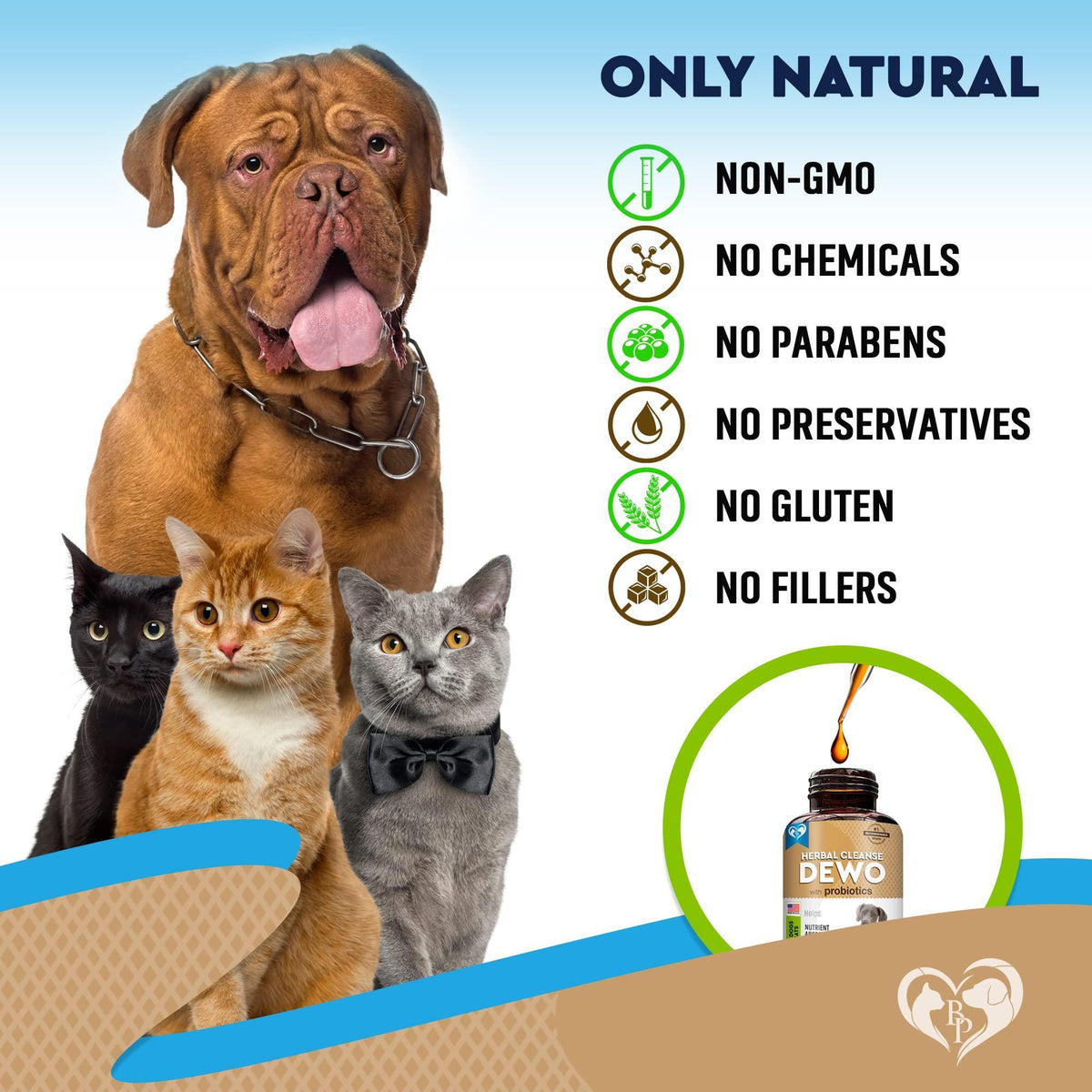 Natural Herbal Worm Treatment for Cats & Dogs