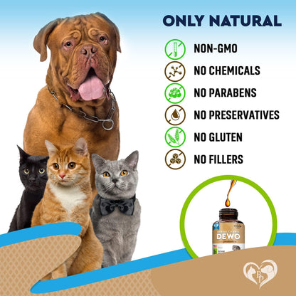 Natural Herbal Worm Treatment for Cats & Dogs