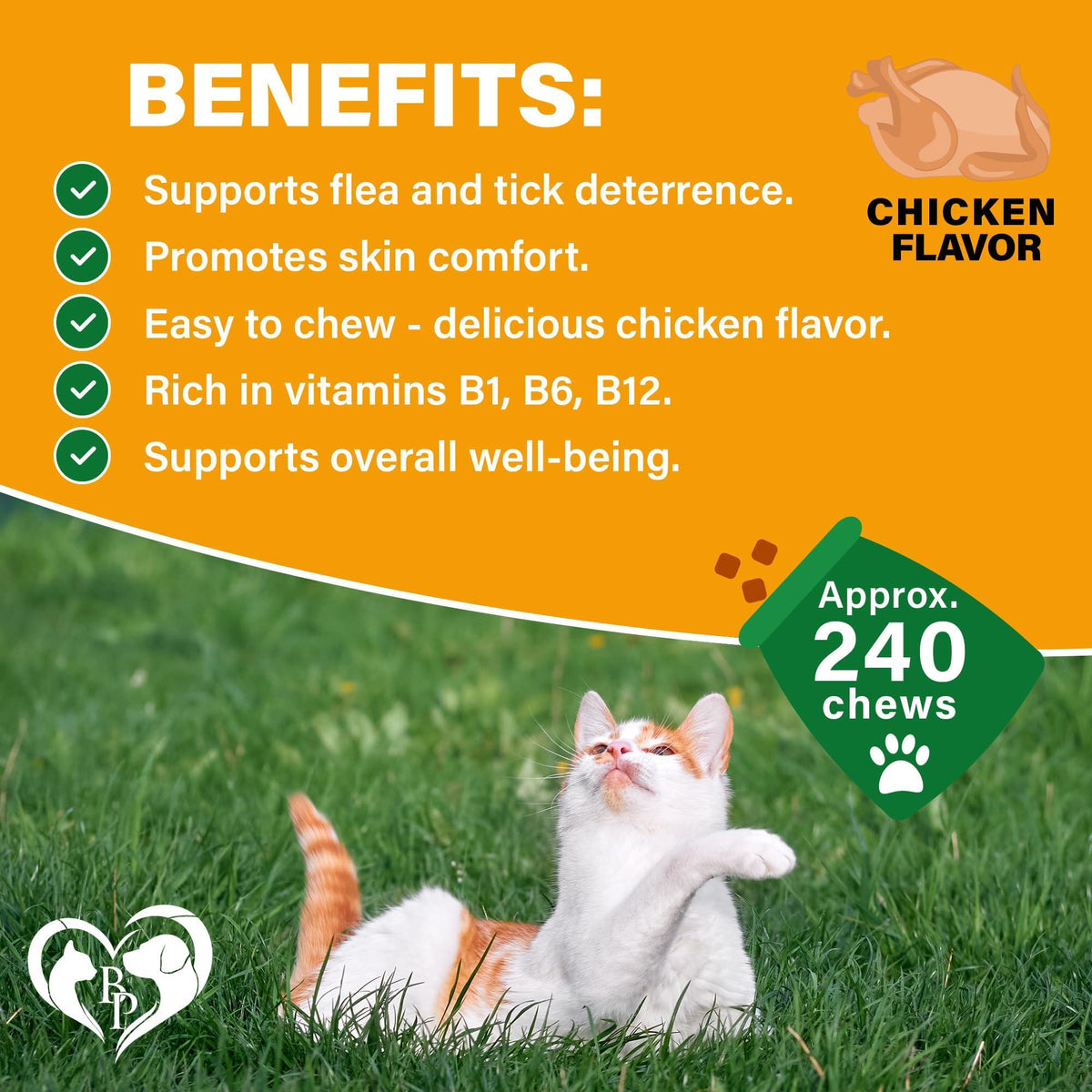 Flea and Tick Prevention Chews for Dog and Cats