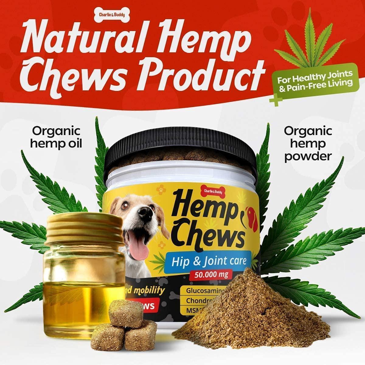Hemp Dog Joint Chews with Glucosamine