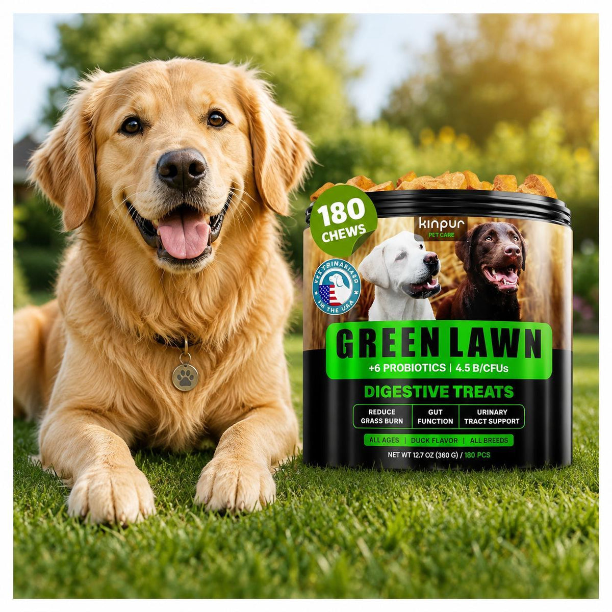 Green Lawn Chews for Dogs Urine Neutralizer
