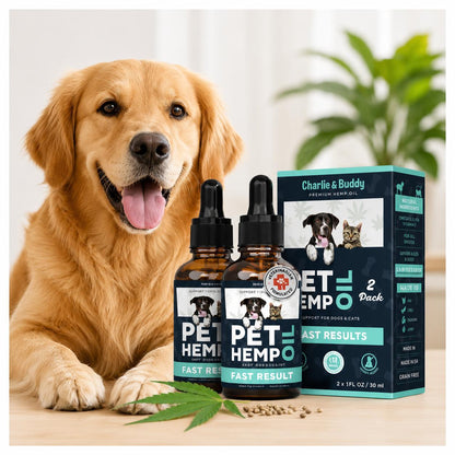Hemp Oil for Dogs & Cats Anxiety Relief