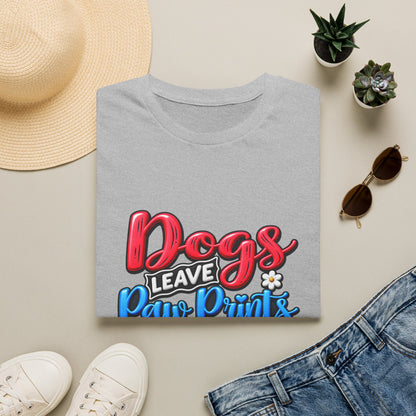 Dogs Leave Paw Prints Forever in Our Hearts T-Shirt