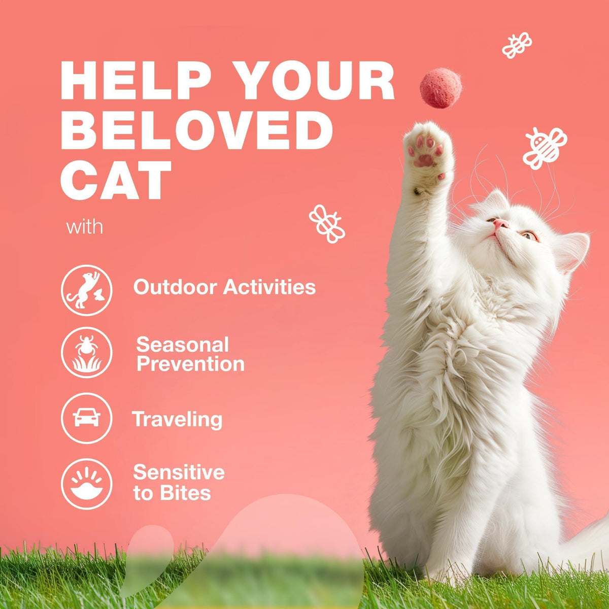 Daily Oral Flea & Tick Chews for Cats