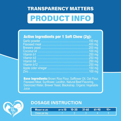 Beef Flea & Tick Prevention Chewable Tablets for Pets