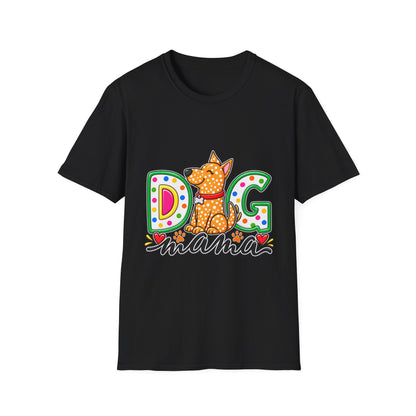 Dog Mom T-Shirt  Polka Dot Pup Tee for Pet Lovers
