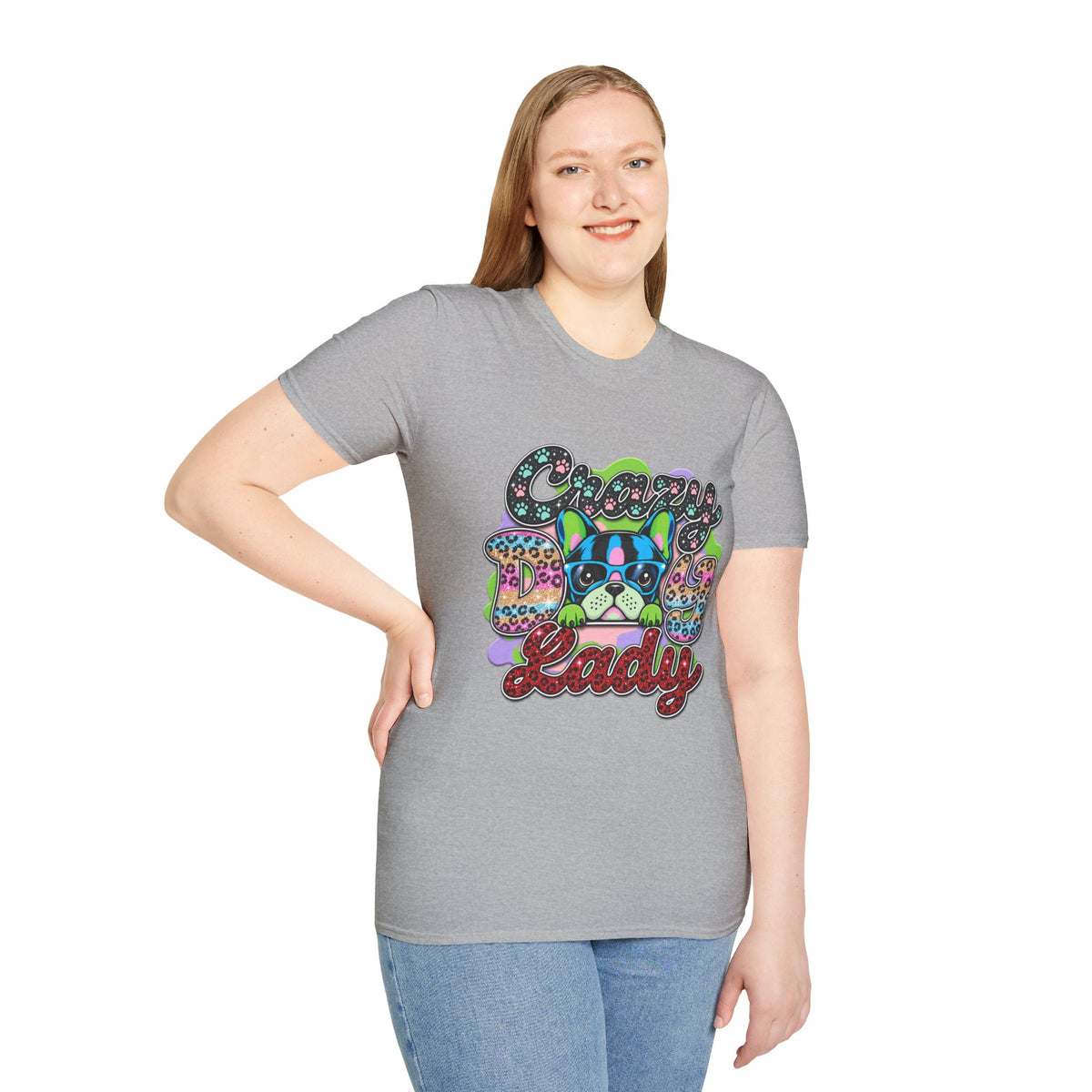 Crazy Dog Graphic T-Shirt