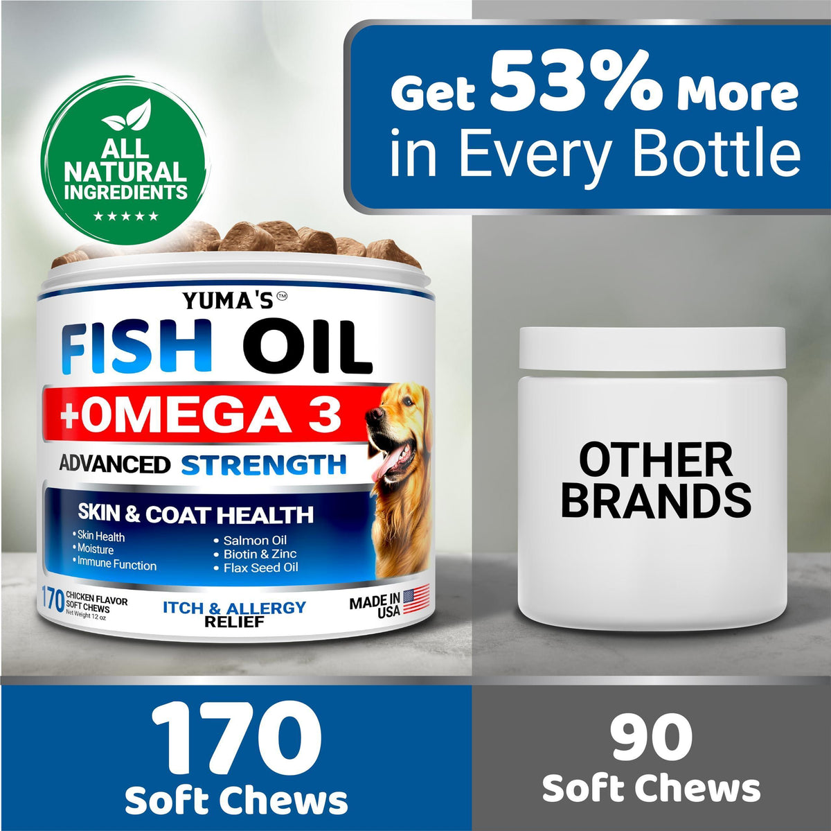 Omega 3 Fish Oil Chews for Dogs