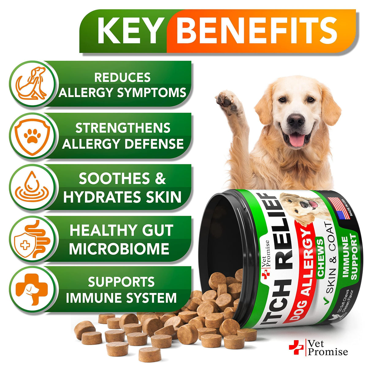 Dog Allergy Chews for Itch Relief