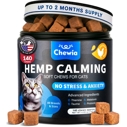 Cat Calming Treats with Hemp & Melatonin Chews
