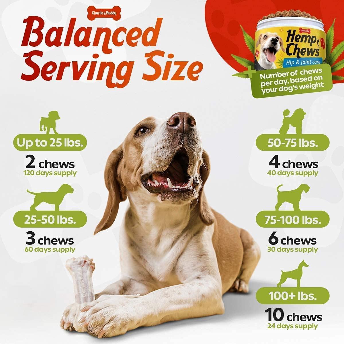 Hemp Dog Joint Chews with Glucosamine