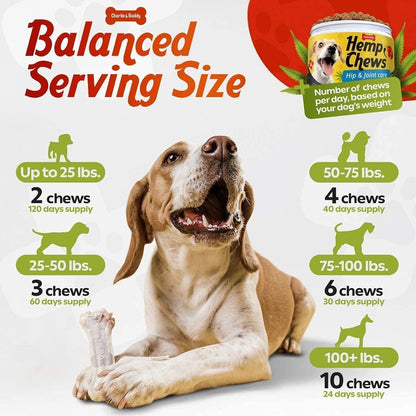 Hemp Dog Joint Chews with Glucosamine