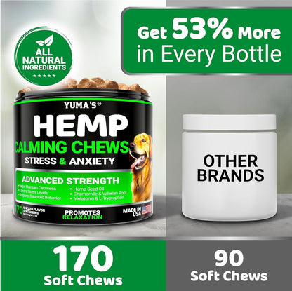 YUMA’S Hemp Calming Chews (2 Pack)
