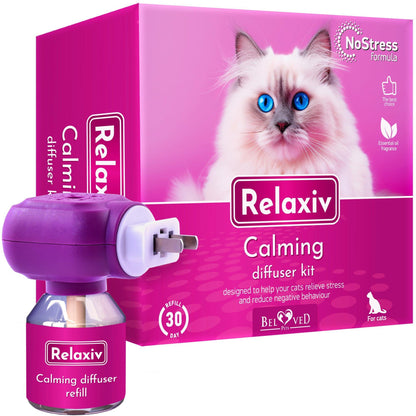 Relaxiv Natural Cat Calming Pheromone Diffuser