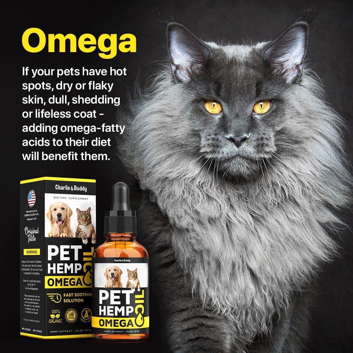 Charlie&Buddy Hemp Salmon Oil for Dogs