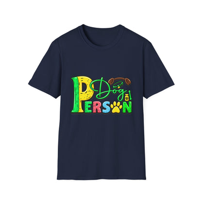 Dog Person T‑Shirt – Cute Paw Print Graphic Tee for Dog Lovers