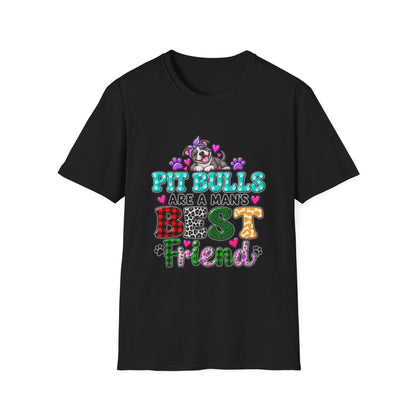 Pit Bulls Are a Man's Best Friend T-Shirt