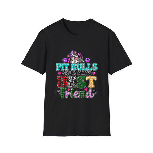 Pit Bulls Are a Man's Best Friend T-Shirt