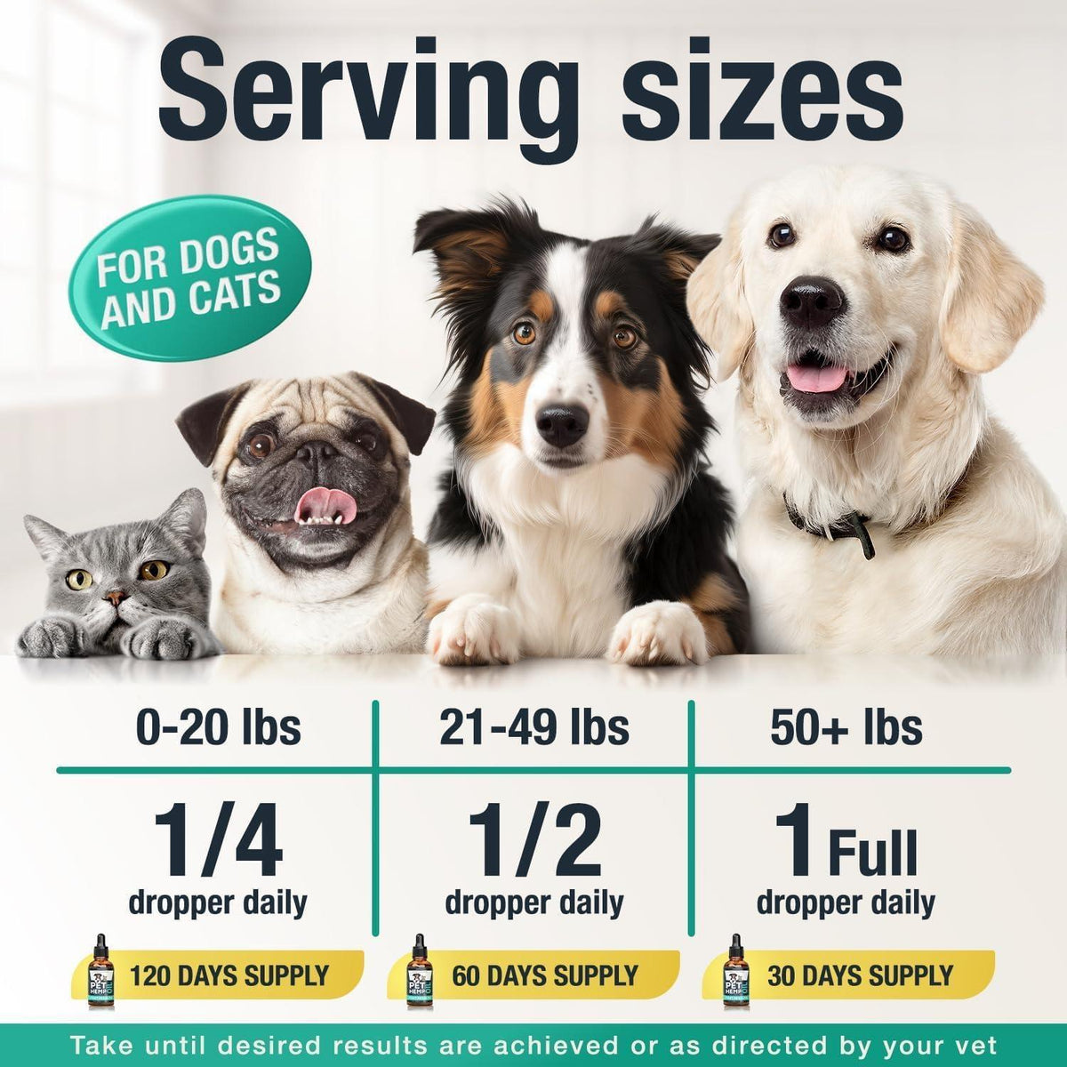 Hemp Oil for Dogs & Cats Anxiety Relief