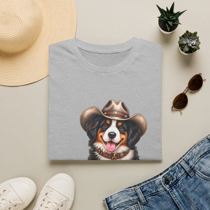 Cowboy Bernese Mountain Dog T-Shirt