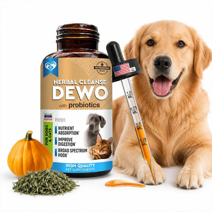 Natural Herbal Worm Treatment for Cats & Dogs