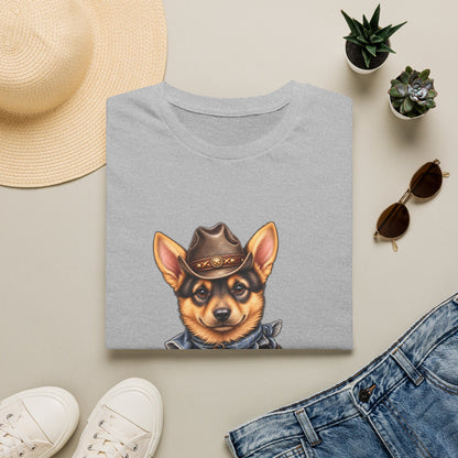 Corgi Cowboy T-Shirt Cute Western Dog Tee