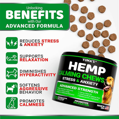 YUMA’S Hemp Calming Chews (2 Pack)