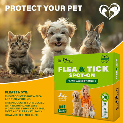 Natural Flea Tick Prevention for Cats & Dogs