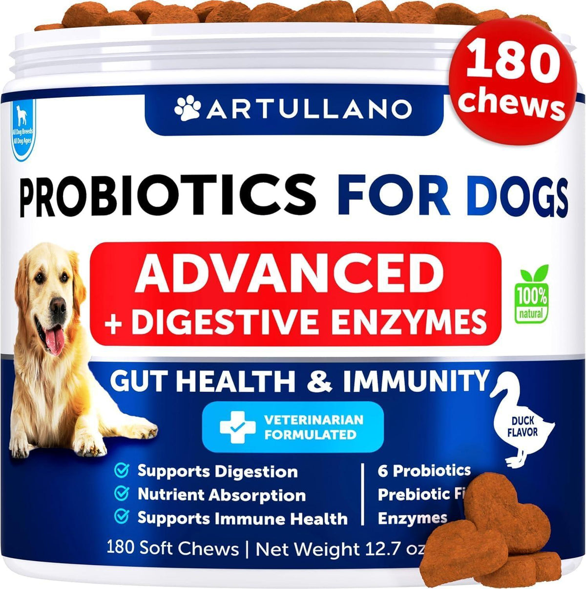 Dog Probiotics for Gut Health, Itchy Skin & Immunity