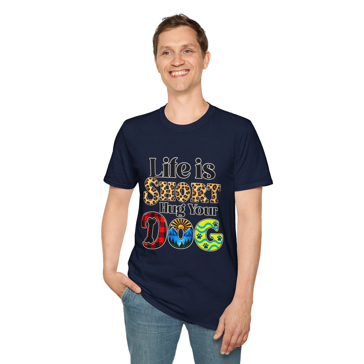 Life Is Short Hug Your Dog T-Shirt