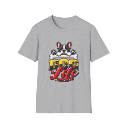 Cute French Bulldog Paw Print Graphic Tee