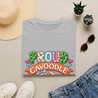 Proud Cavoodle T‑Shirt — Cute Colorful Cavoodle Mom Tee