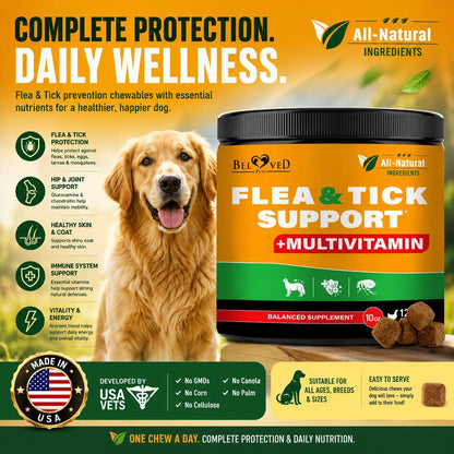 Flea and Tick Prevention Chews for Dogs