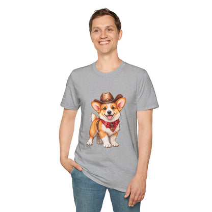 Cute Western Dog Tee with 'Howdy' Vibe