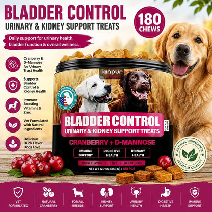 Dog UTI Treatment Chews with Cranberry for Urinary Health