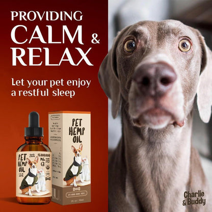 Charlie Buddy Hemp Oil for Dogs & Cats
